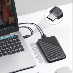 ORICO θήκη για 2.5" SATA HDD/SSD 25PW1C-C3, 5Gbps, μαύρη