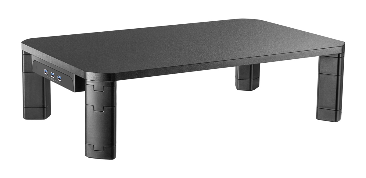 AMS-7 BRATECK επιτραπέζια βάση AMS-7 για οθόνη 17-32", 3x USB 3.0, 20kg - Image 1