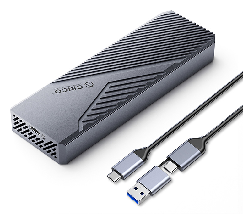 CNM2-G20-GY-BP ORICO θήκη για M.2 NVME SSD CNM2-G20, 20Gbps, γκρι - Image 1