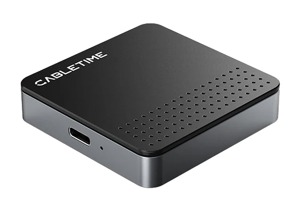 CT-SSD04-AG CABLETIME θήκη για M.2 NVME SSD CT-SSD04-AG, μαγνητική, 10Gbps, γκρι - Image 1