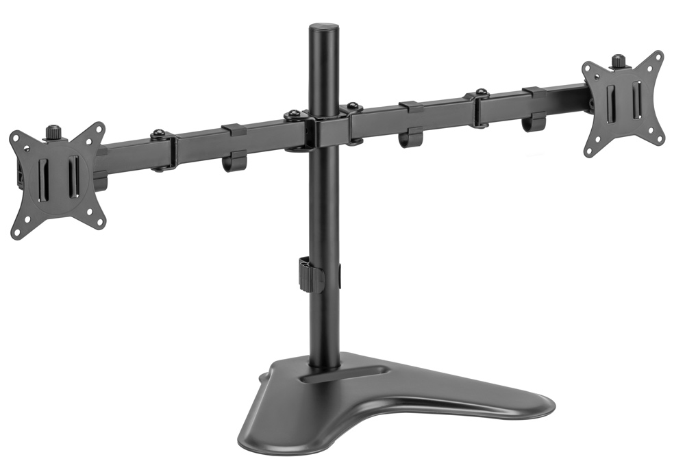 LDT66-T024 BRATECK βάση γραφείου για 2x οθόνες LDT66-T024, 17-32", έως 9kg - Image 1
