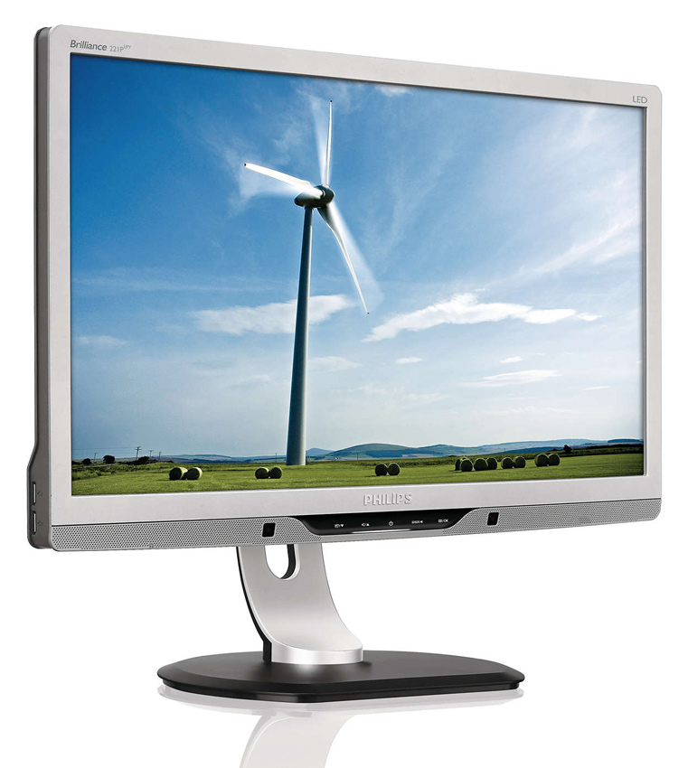 M-221P3LPYES-SQ PHILIPS used οθόνη 221P3LPYES LED, 21.5" Full HD, VGA/DVI/DisplayPort, Grade A - Image 1
