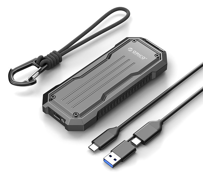 OXS2C3-G2-GY-BP ORICO θήκη για M.2 NVME/NGFF SSD OXS2C3-G2, 10Gbps, γκρι - Image 1