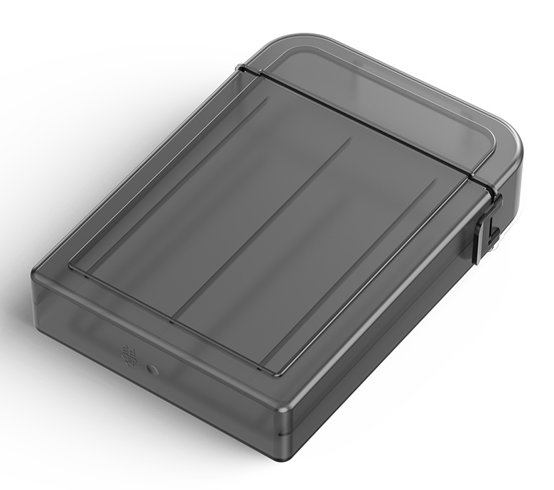 PPH25-GY-BP ORICO θήκη προστασίας για 2x 2.5" HDD PPH25, γκρι/διάφανη - Image 1