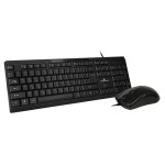 POWERTECH set ποντίκι & πληκτρολόγιο PT-1068, ενσύρματο, 1000DPI, μαύρο - Image 2