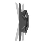 POWERTECH επιτοίχια βάση τηλεόρασης PT-1126, 23-43", έως 45kg, ρυθμιζόμενη κλίση - Image 2