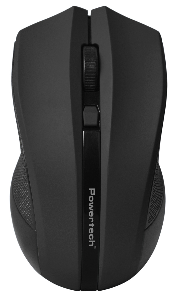 PT-1166 POWERTECH ασύρματο ποντίκι PT-1166, USB δέκτης, 1600DPI, μαύρο - Image 1