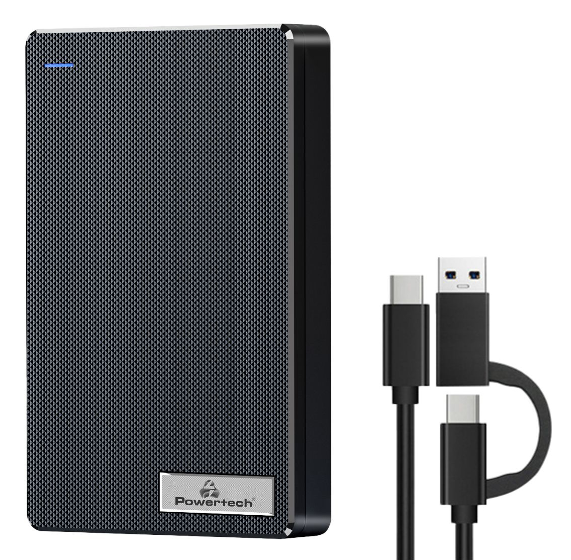 PT-1232 POWERTECH θήκη για 2.5" SATA HDD/SSD PT-1232, 5Gbps, μαύρη - Image 1