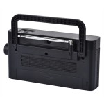 POWERTECH φορητό ραδιόφωνο PT-1244 με πτυσσόμενη κεραία, μαύρο - Image 2