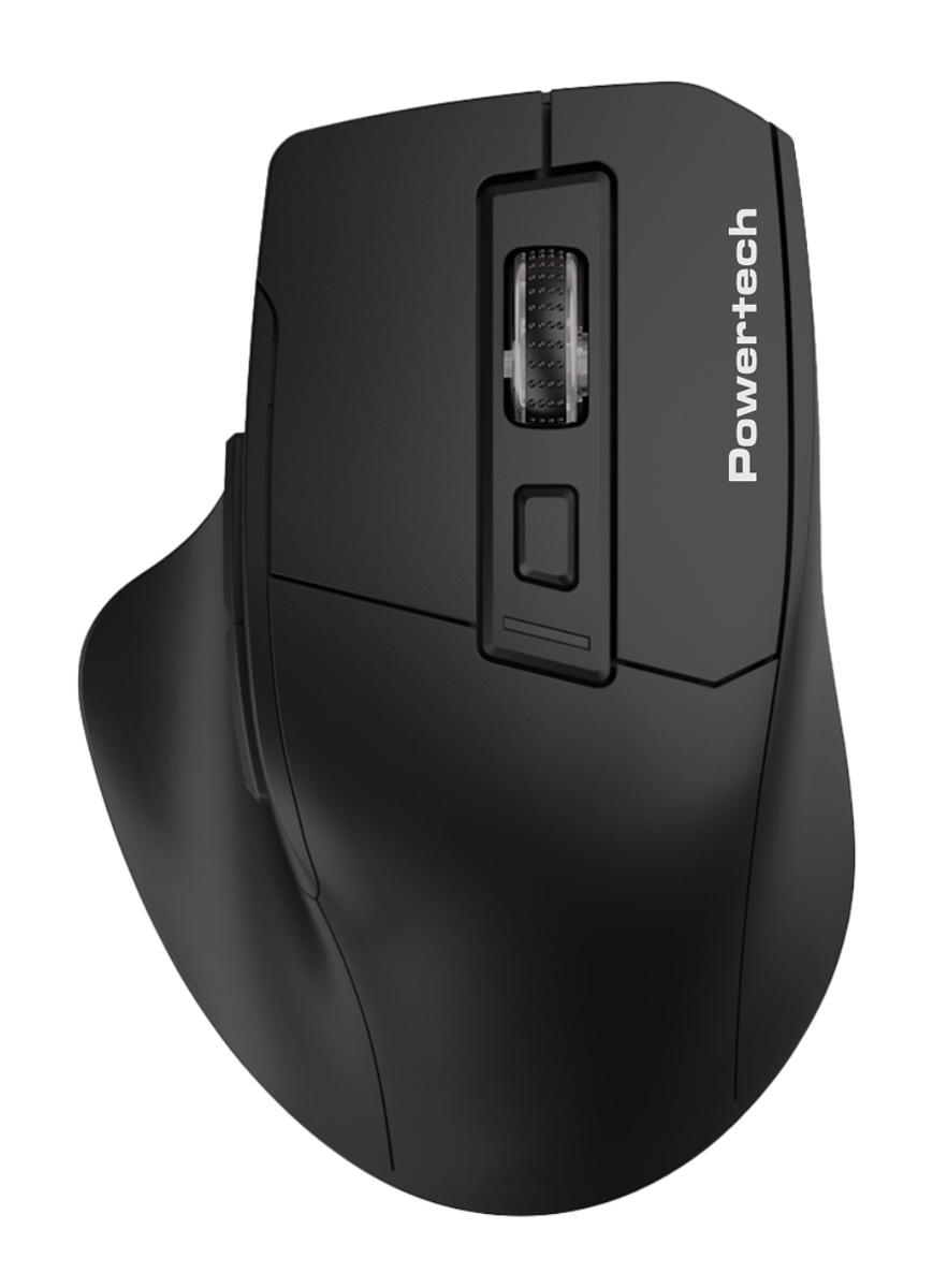 PT-1272 POWERTECH ασύρματο ποντίκι PT-1272, USB δέκτης, 1600DPI, μαύρο - Image 1
