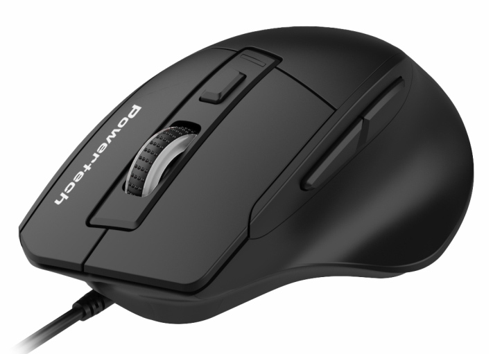 PT-1273-1 POWERTECH ενσύρματο ποντίκι PT-1273, οπτικό, 3600DPI, μαύρο - Image 1