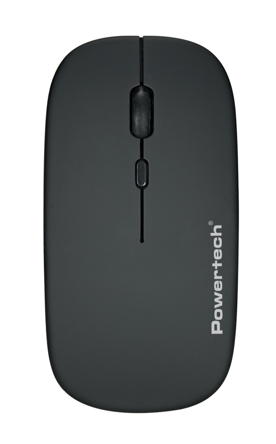 PT-1381 POWERTECH ασύρματο ποντίκι PT-1381, 2.4GHz & Bluetooth, έως 1600DPI, 500mAh, μαύρο - Image 1