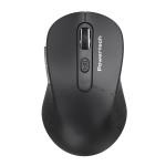 POWERTECH ασύρματο ποντίκι PT-1466, USB δέκτης, έως 1600DPI, μαύρο