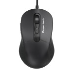 POWERTECH ενσύρματο ποντίκι PT-1467, οπτικό, έως 1600DPI, μαύρο