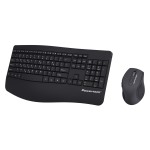 POWERTECH set ποντίκι & πληκτρολόγιο PT-1490, 2.4GHz & Bluetooth, μαύρο - Image 2