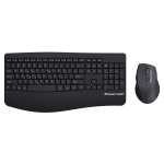 POWERTECH set ποντίκι & πληκτρολόγιο PT-1490, 2.4GHz & Bluetooth, μαύρο