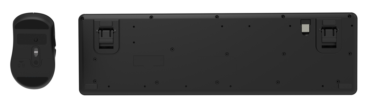 PT-1541-1 POWERTECH set ασύρματο ποντίκι & πληκτρολόγιο PT-1541, 2.4GHz, αθόρυβο, μαύρο - Image 1