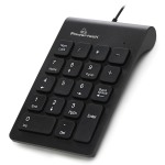 POWERTECH ενσύρματο αριθμητικό πληκτρολόγιο PT-938, USB, μαύρο