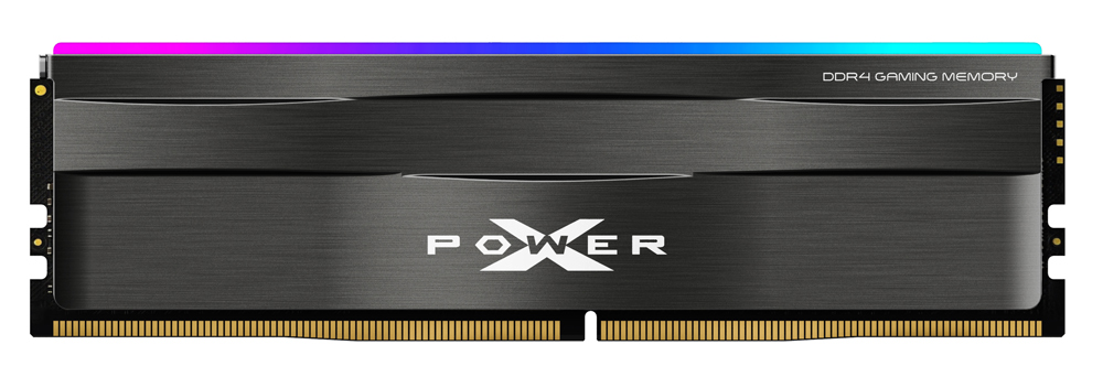 SP008GXLZU320BSD SILICON POWER μνήμη DDR4 UDIMM XPOWER Zenith, 8GB, RGB, 3200MHz, CL16 - Image 1
