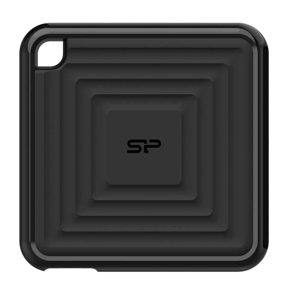 SP010TBPSDPC60CK SILICON POWER εξωτερικός SSD PC60, 1TB, USB 3.2, 540-500MB/s, μαύρος - Image 1