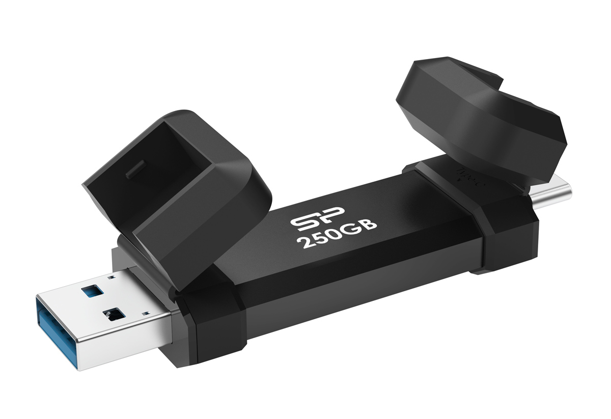 SP250GBUC3S72VPK SILICON POWER εξωτερικός SSD Marvel Xtreme DS72, USB-C/USB 3.2, 250GB, μαύρο - Image 1