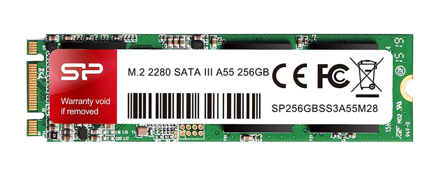SP256GBSS3A55M28 SILICON POWER SSD A55, 256GB, M.2 2280, SATA III, 560-530MB/s - Image 1