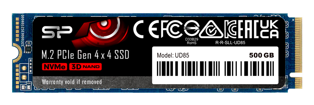 SP500GBP44UD8505 SILICON POWER SSD PCIe Gen4x4 M.2 2280 UD85, 500GB, 3.600-2.400MB/s - Image 1