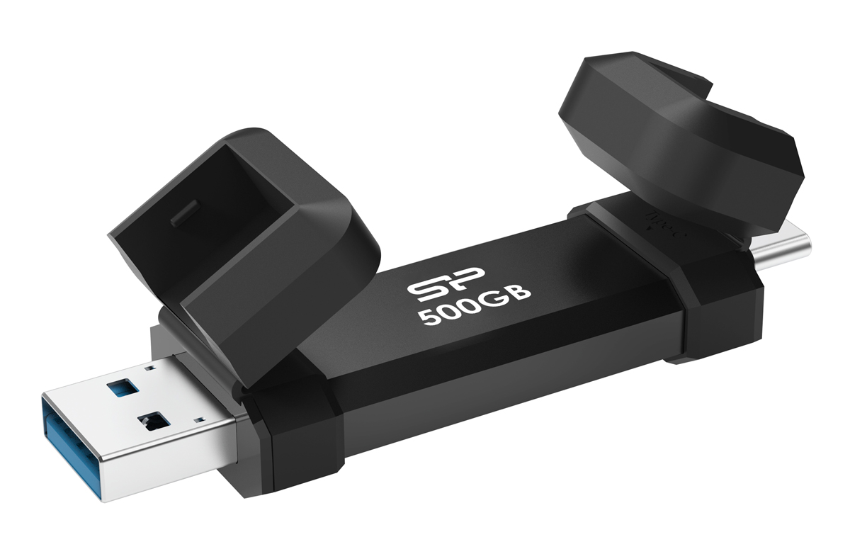 SP500GBUC3S72VPK SILICON POWER εξωτερικός SSD Marvel Xtreme DS72, USB-C/USB 3.2, 500GB, μαύρο - Image 1