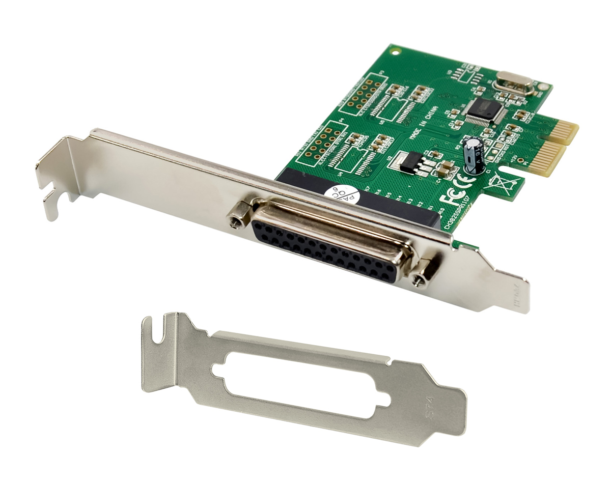 ST38 POWERTECH κάρτα επέκτασης PCIe σε 1x parallel ST38, 1MB, 85x60mm - Image 1
