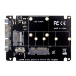 POWERTECH κάρτα μετατροπής 2.5" SATA σε M.2 B & mSATA SSD ST525, 6Gbps - Image 2
