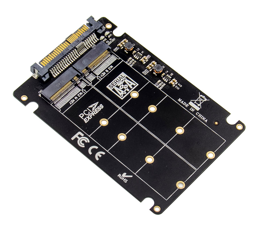 ST526 POWERTECH κάρτα επέκτασης U.2 SAS 2.5" σε M.2 B & M NGFF/NVME ST526 - Image 1