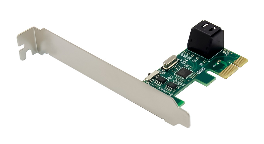 ST544 POWERTECH κάρτα επέκτασης PCIe σε 2x SATA 3.0 ST544, ASM1061 - Image 1