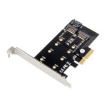 POWERTECH κάρτα επέκτασης 4x PCIe σε M.2 B & M NGFF/NVME ST59