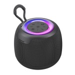 USAMS φορητό ηχείο US-YX014, 10W, Bluetooth, 1200mAh, μαύρο