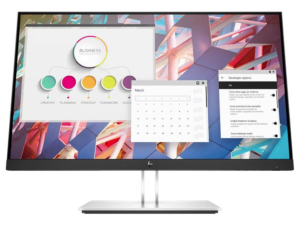 HP HP E24 G4 IPS Monitor 23.8″ FHD 1920×1080 - Image 1