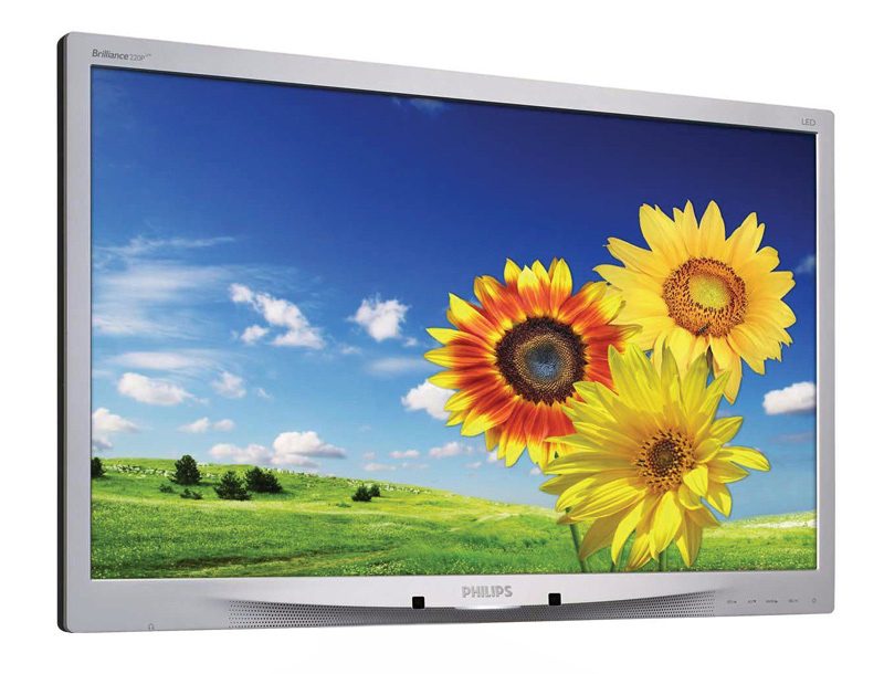 M-241P4QPYKES-NS-GB PHILIPS used οθόνη 241P4QPYKES LED, 24" Full HD, VGA/DVI/DisplayPort, χωρίς βάση, Grade B - Image 1