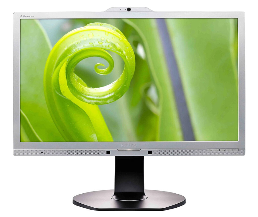 M-241P6Q-FQ PHILIPS used οθόνη 241P6Q IPS-LED, 23.8" Full HD, VGA/DVI/DisplayPort/HDMI, Cam, Grade B - Image 1