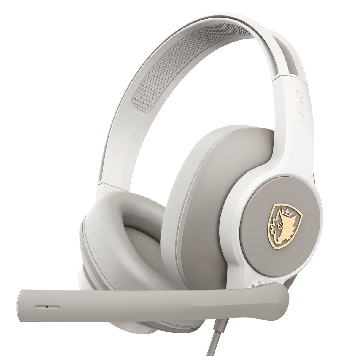 SA-703-GR SADES gaming headset UPOWER, 3.5mm σύνδεση, 40mm, γκρι - Image 1