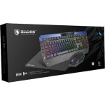 Sades SA-D10 set Gaming Keyboard με RGB Lighting & Mouse