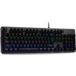 Zeroground KB-2950G Simeto V2.0 Gaming Mechanical Keyboard with Custom Blue Switches and RGB Lighting...Silver - Image 3