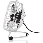 Nedis Metal Mini Fan Ανεμιστηράκι USB Λευκό - Image 5