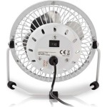 Nedis Metal Mini Fan Ανεμιστηράκι USB Λευκό - Image 3