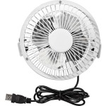 Nedis Metal Mini Fan Ανεμιστηράκι USB Λευκό - Image 4