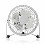 Nedis Metal Mini Fan Ανεμιστηράκι USB Λευκό