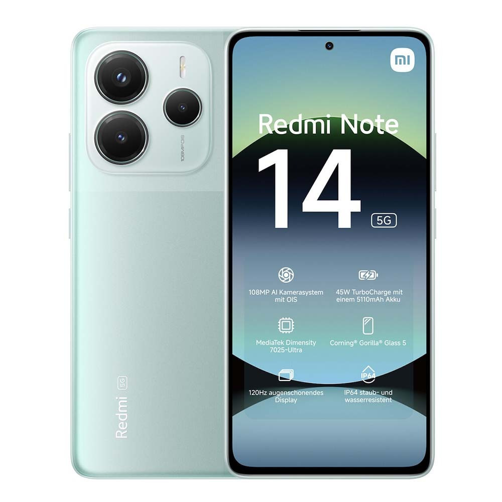 20250820123144_xiaomi_redmi_note_14_5g_dual_sim_6_128gb_coral_green Xiaomi Redmi Note 14 5G Dual SIM (6/128GB) Coral Green - Image 1