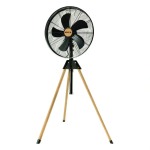 Jocca Tripod Ανεμιστήρας Ορθοστάτης 50W Διαμέτρου 40cm Μαύρος
