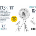 Platinet Ανεμιστήρας Επαναφορτιζόμενος Wireless Desk Fan 2x1200mAh Led - Image 5