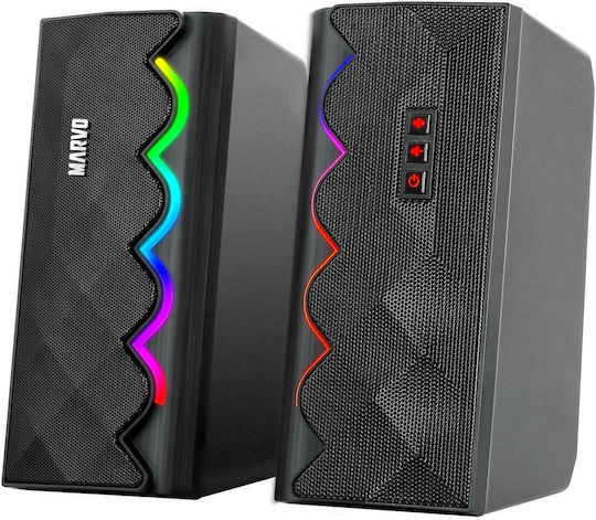 xlarge_20220118124900_marvo_sg_269_icheia_ypologisti_2_0_me_rgb_fotismo_kai_bluetooth_se_mayro_chroma Marvo SG-269 Ηχεία Υπολογιστή - Image 1