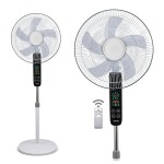 Bruno Ανεμιστήρας Ορθοστάτης 43cm 45W με Τηλεχειριστήριο & Ψηφιακή Οθόνη