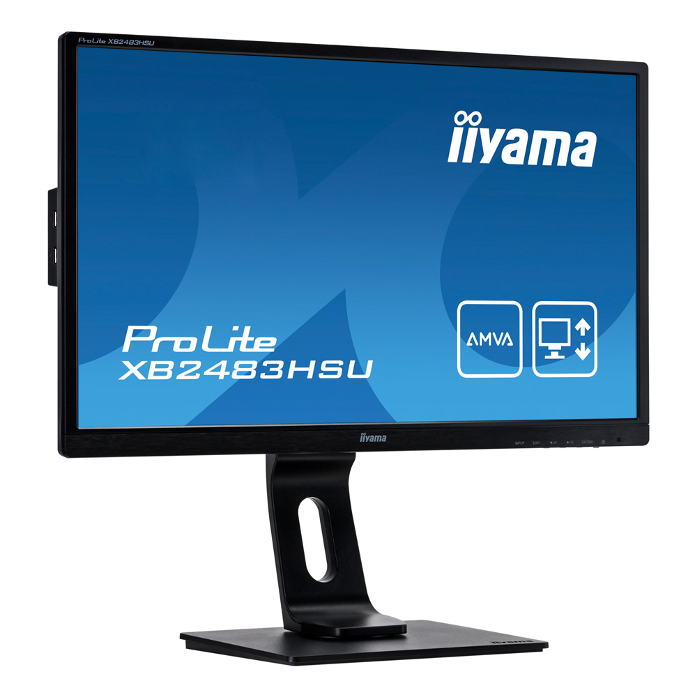 M-XB2483HSU-GB IIYAMA used οθόνη XB2483HSU LED, 23.8", 1920x1080, VGA/HDMI/DisplayPort, Grade B - Image 1